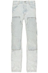 Amiri Carpenter Straight Jean In Bleached Indigo