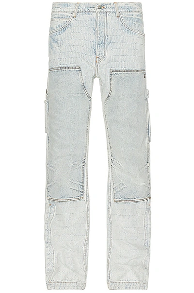 Amiri Carpenter Straight Jean In Bleached I