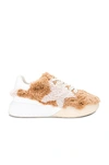 Stella Mccartney Loop Sneakers In Recycled Synthetic Fur In Multi