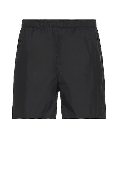 Our Legacy Black Drape Tech Swim Shorts