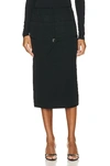 Shop Jacquemus La Jupe Caraco Skirt In Black
