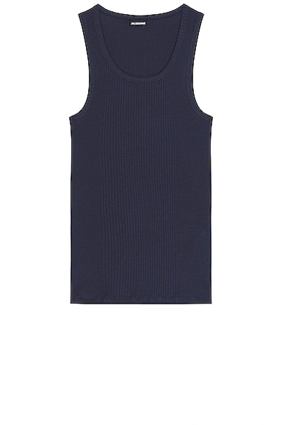 Jacquemus Le Debardeur Caraco In Dark Navy