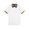 Versace Jeans Couture Barocco-print Shirt-sleeve Polo Shirt In White