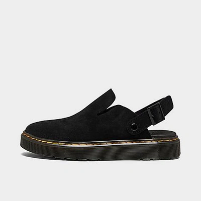 Dr. Martens' Carlson Suede Slippers In Black 