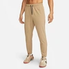 Nike Men's Dri-fit Unlimited Tapered Leg Versatile Training Pants In Khaki/black/khaki