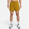 Nike Men's Unlimited Dri-fit 5" Unlined Versatile Shorts In Bronzine/bronzine/bronzine