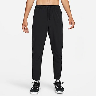 Nike Men's Unlimited Dri-fit Tapered-leg Drawstring Pants In Black/black/black