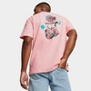 Puma Men's Downtown Graphic Short-sleeve T-shirt In Peach Smoothie