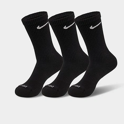 Nike Training Everyday Plus Cushioned 3-pack Unisex Socks In Black