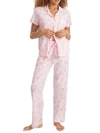Karen Neuburger Daisy Girlfriend Knit Pajama Set In Sweet Sunday Floral