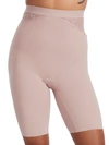 Maidenform Eco Lace High-waist Thigh Slimmer In Evening Blush