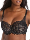 Panache Allure Full Cup Bra In Black,latte