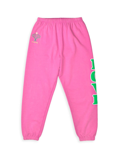 Iscream Little Girl's, Girl's & Adult's Love Tennis Club Joggers In Neutral