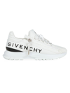 Givenchy Specter Running Sneakers In White Leather With Zip