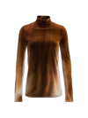 Proenza Schouler Ice-dyed Velvet Top In Brown