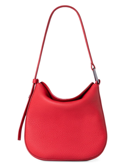 Akris Women's Little Anna Leather Hobo Bag In Lipstick