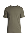 Vince Solid T-shirt In Washed Cypress