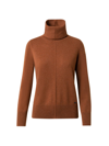Akris Cashmere Long-sleeve Turtleneck Sweater In Vicuna