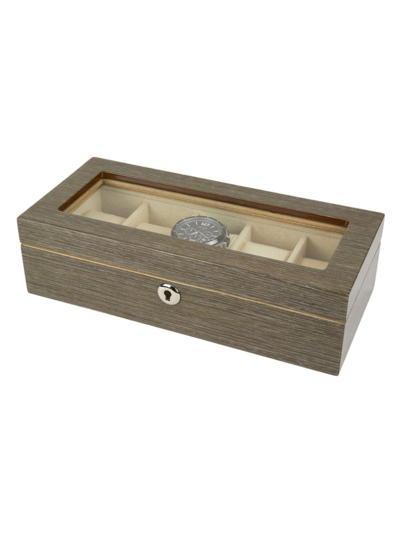 Tizo Wood 5-watch Box In Gray