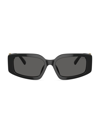 Tiffany & Co Women's . 54mm Rectangular Sunglasses In Black