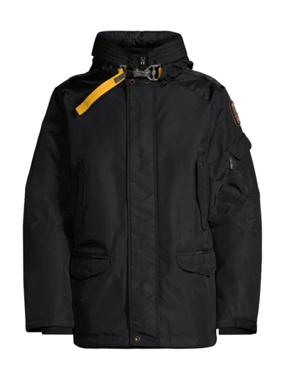 Parajumpers Right Hand Core Techno Fabric Padded Jacket In 541 Black