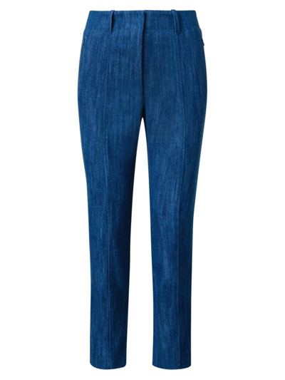 Akris Connor Denim Slim-fit Cropped Trousers