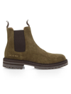 Common Projects Taupe Suede Ankle Boots In Taupe