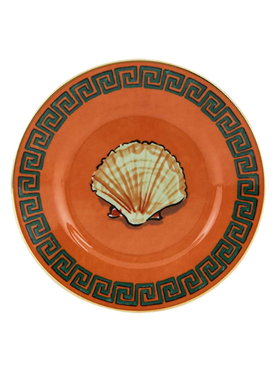 Ginori 1735 Il Viaggio Di Nettuno Bread Plate In Orange