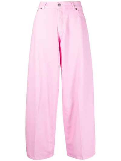 Haikure Wide-leg Jeans In Pink