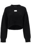 Dolce & Gabbana Cropped Pullover In Black