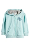 Quiksilver Kids' Toddler & Little Boys Rising Lines Zip-up Hoodie In Pastel Turquoise
