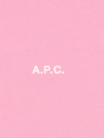 Apc Crewneck Sweatshirt In Pink
