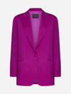 The Andamane Woman Blazer Fuchsia Size 6 Polyester In Fucsia
