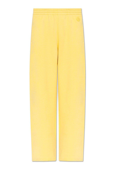 Moncler Elastic-waistband Sweatpants In Giallo