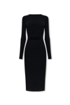 Diesel Cut Out-detail Ribbed Midi Dress