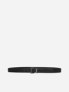 SAINT LAURENT YSL LOGO LEATHER BELT