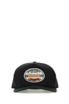 RHUDE BLACK COTTON BASEBALL CAP