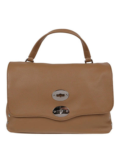 Zanellato Postina Small Tote Bag In Brown