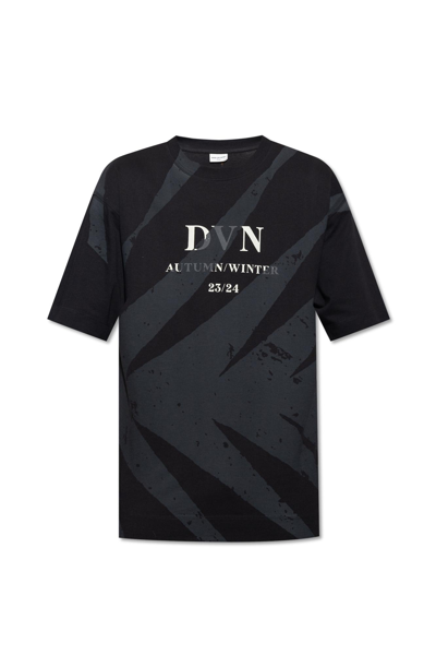 Dries Van Noten Fitted T-shirt In Black