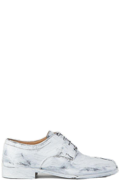 Maison Margiela Tabi Bianchetto Derby Shoes In White