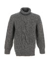 Brunello Cucinelli Man Turtleneck Grey Size 46 Cashmere