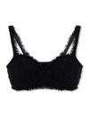 Balenciaga Adjustable Straps Textured Fabric Top In Nero