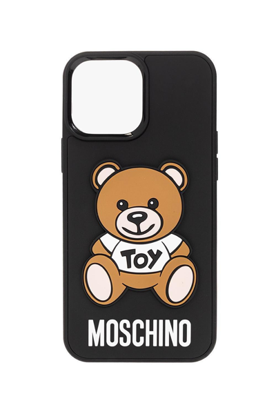 Moschino Teddy Bear Iphone 13 Pro Max Case In Nero