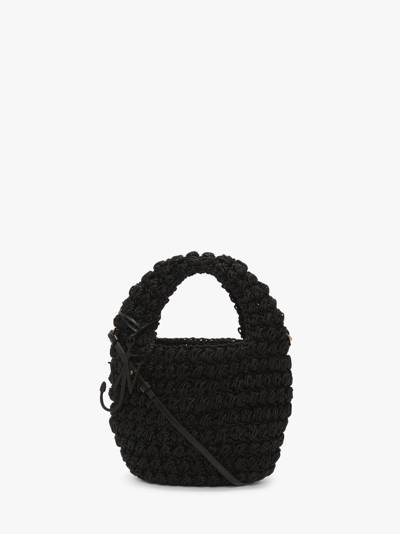 Jw Anderson Black Large Popcorn Tote