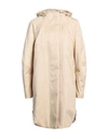 Semicouture Woman Coat Beige Size 8 Cotton, Polyester, Elastane