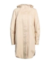 Semicouture Woman Coat Beige Size 8 Cotton, Polyester, Elastane In Beige
