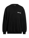 Berna Man Sweatshirt Black Size Xl Cotton