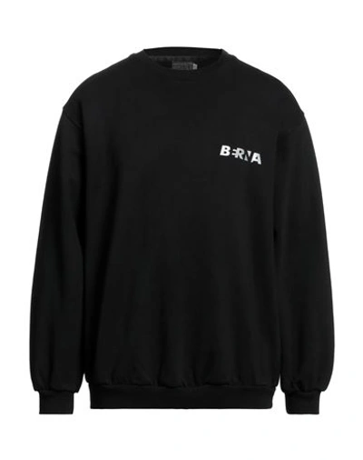 Berna Man Sweatshirt Black Size Xl Cotton