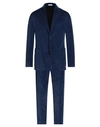 Boglioli Man Suit Midnight Blue Size 46 Cotton, Elastane