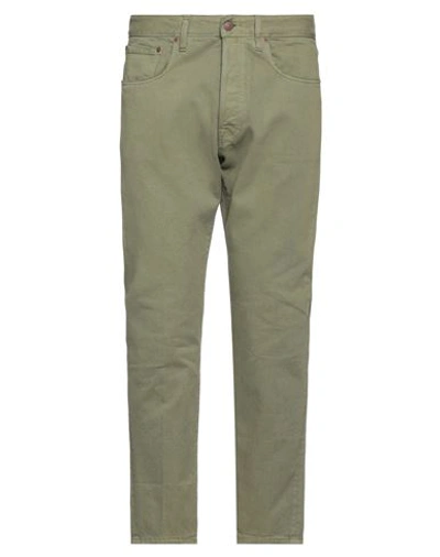 People (+)  Man Pants Military Green Size 32 Cotton
